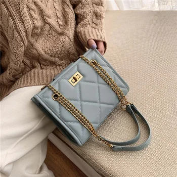 

2020 Fashion Shoulder Bags Women Travel Bags Leather Pu Quilted Bag Female Luxury Handbags Women Bags Designer Sac A Main Femme