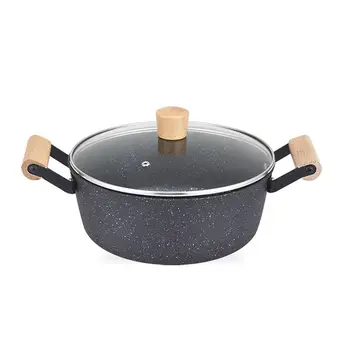 

Non-stick Pot Soup Pot Noodle Pot Hot Pot Home Multi-purpose Pot Cooker Soup Soup Cooker Gas Universal Explosion Cookware Wok