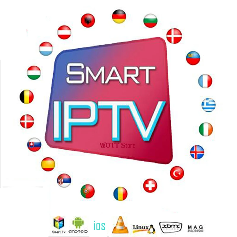 Mi ТВ pro на арабском и французском языках великобритании европе IP ТВ Италия Код IP ТВ подписка 7000 каналов и 3000 фильмов андроид USB Wi-Fi, ТВ коробка