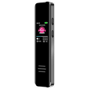 

8GB Digital Voice Recorder Portable USB Rechargeable Ips Colorful Sn 3072KBPS Noise Reduction Recording Pen MP3
