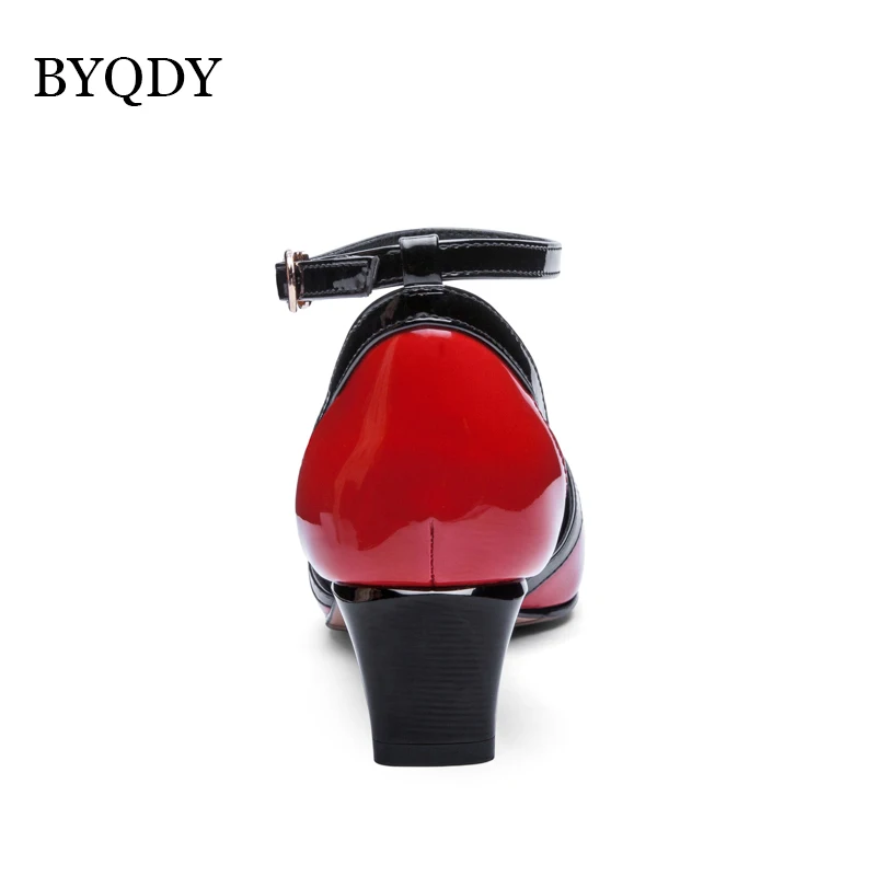 BQYDY Fashion PU Leather High Heels Women Pumps Pointed Toe Buckle Strap Wedding Shoes Office Career Elegant Shoes Cover Heels BQYDY Fashion PU Leather High Heels Women Pumps Pointed Toe Buckle Strap Wedding Shoes Office Career Elegant Shoes Cover Heels