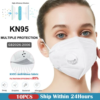 

KN95 Mask Reusable Protective Safety Breathing Filter 95% masque KN95 Anti Dust Pollution Protection Facial Face Mouth Mask