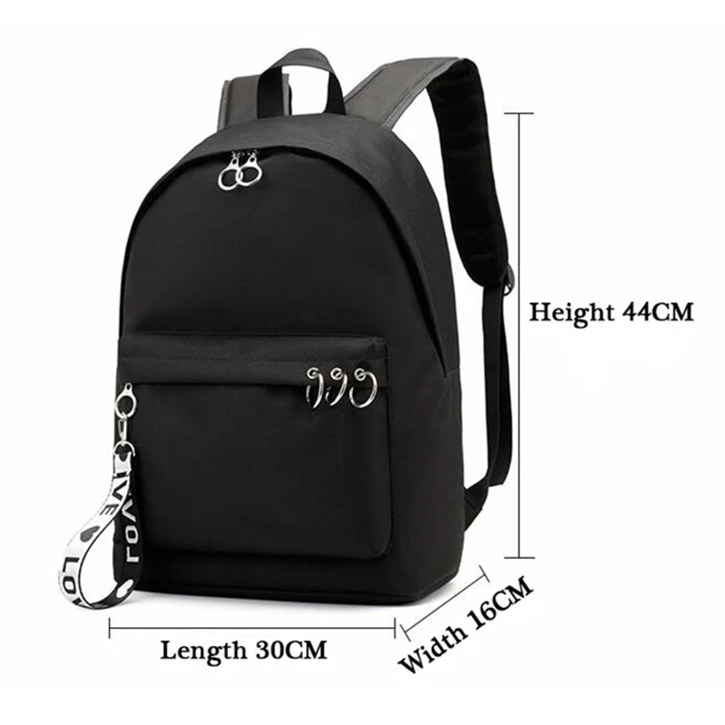 Mochila Ariana Grande, маленький рюкзак для женщин, Usb зарядка, рюкзак для ноутбука, корейский рюкзак для путешествий, школьные рюкзаки для девочек-подростков