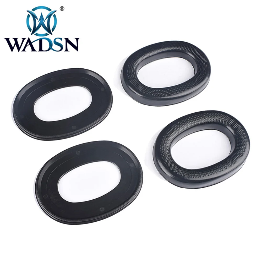 

WADSN Tactical Earmuffs Silicone/Sponge ear Pad For Sordin Comtac Headphones Airsoft Earphones Ear Seals WZ012 Headset Accessory