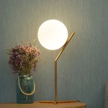 Готовы к отправке классический дизайн стеклянный шар для украшения дома прикроватная настольная лампа luminaria de mesa