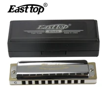 EASTTOP T008 10 отверстие Расширенный гармоника Губная гармошка профессиональная Губная гармошка