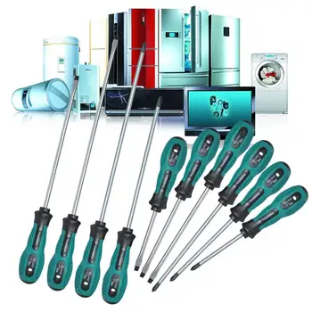 

Chrome Vanadium Alloy Steel 12pcs/Set Ratchet Screwdriver Multi Function Screwdriver Practical Repair Tool Electrician