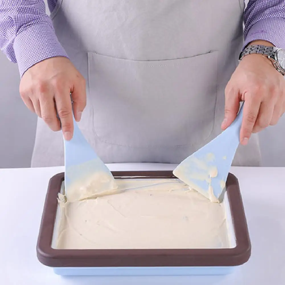 

Rolled Ice Cream Maker, Rectangle Anti Griddle Pan With 2 Spatulas For Healthy Homemade Rolled Ice Cream, Easy To Use Instant Ic