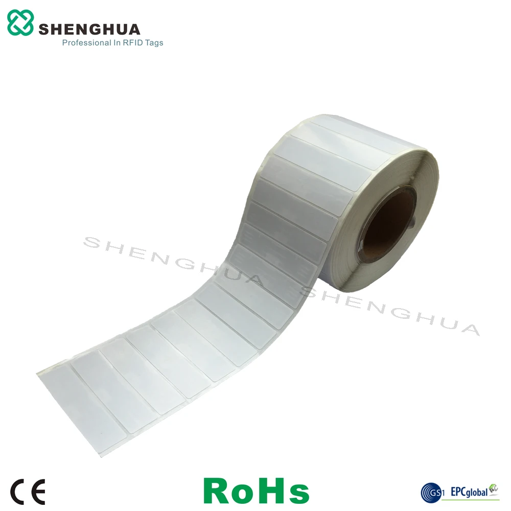 1000pcs/lot Hot Sale UHF RFID Passive Smart 97*23mm Labels Printable  for Warehouse Management