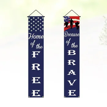 

1Pair of Carnival Letter Hanging Printing Front Door Curtain Decor Door Banner Fashion Decoration