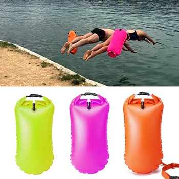 

MultiFunction Swimming Bag Inflatable Swimming Buoy Life Bag Tow Floating Dry Bag Swimming Diving Training Safety Signal Air Bag