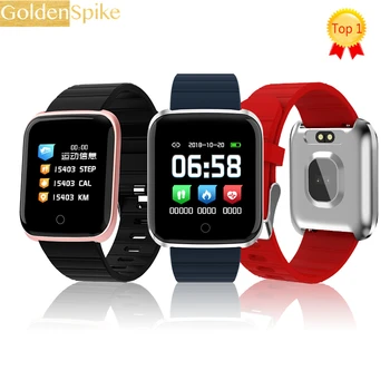 

GS18 Smart Watch Men Women For Android Apple Phone Waterproof Heart Rate Tracker Blood Pressure Oxygen Sport Smartwatch PK D13