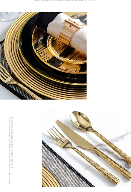 21cm/27cm/33cm Black /Gold Glass Kitchenware Set 6