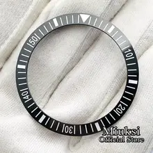 Miuksi 38 мм черный качественный Топ керамический корпус для часов 40 мм чехол для часов