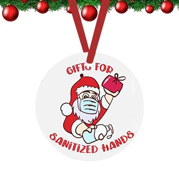 

8cm Holiday Home Tree Decoration Christmas Hanging Ornament Doorway Lightweight Party Wood Durable Multifunction Living Room