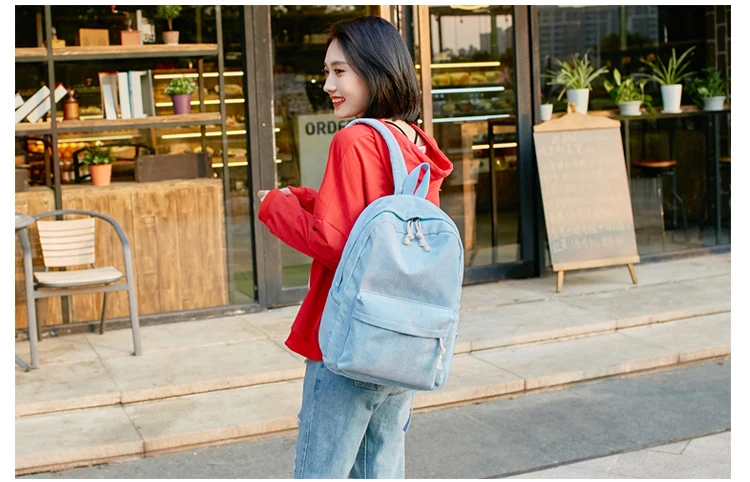 Модный женский рюкзак, рюкзак для студентов и студентов, рюкзак для колледжа, бархатные школьные сумки для девочек-подростков, рюкзак Mochila