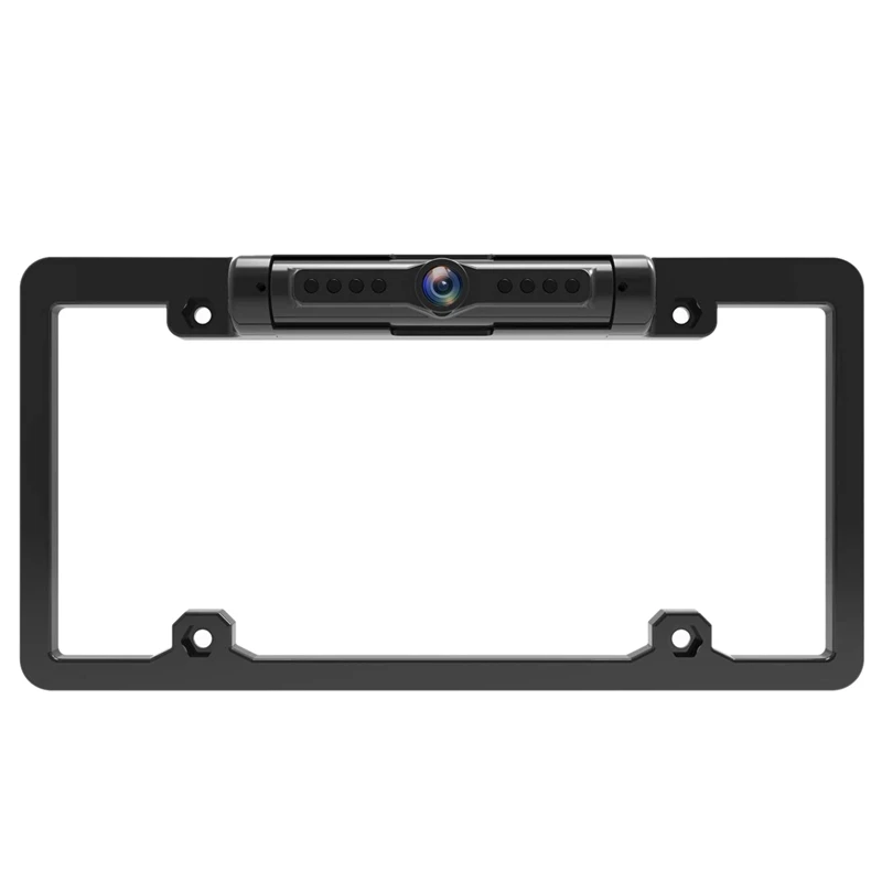 

American Car License Plate Frame Wireless Backup Camera Wifi Reversing Rear View Camera for Car Rvs Pickup Card 170 Degree Flexi