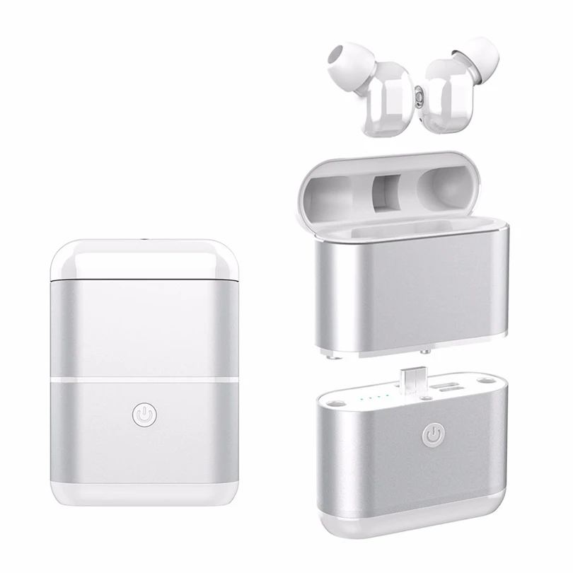 

New Tws 2019 Wireless Bluetooth5.0 Earphones Mini Stereo Bass Earphone Earbuds Sport Headset with Charging Box for iPhone Phone