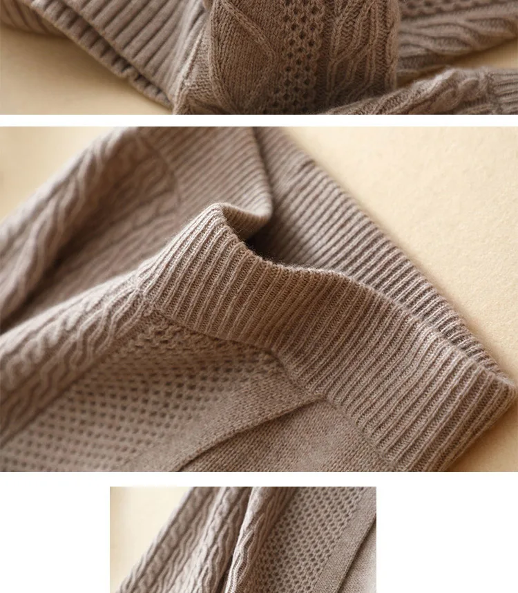 Зимний стильный высококачественный кашемировый шерстяной Женский комплект, вязаный свитер+ эластичная Теплая юбка