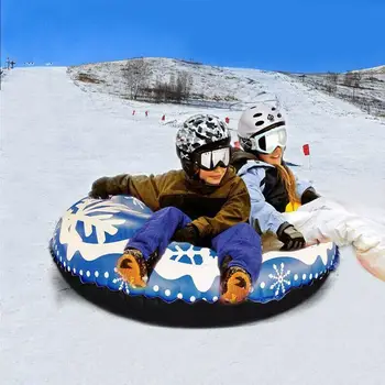 

Floated Skiing Boardski Ring Winter Inflatable Ski Circle Durable Skiing Snow Adult Accessories Tube Children Outdoor G1J8