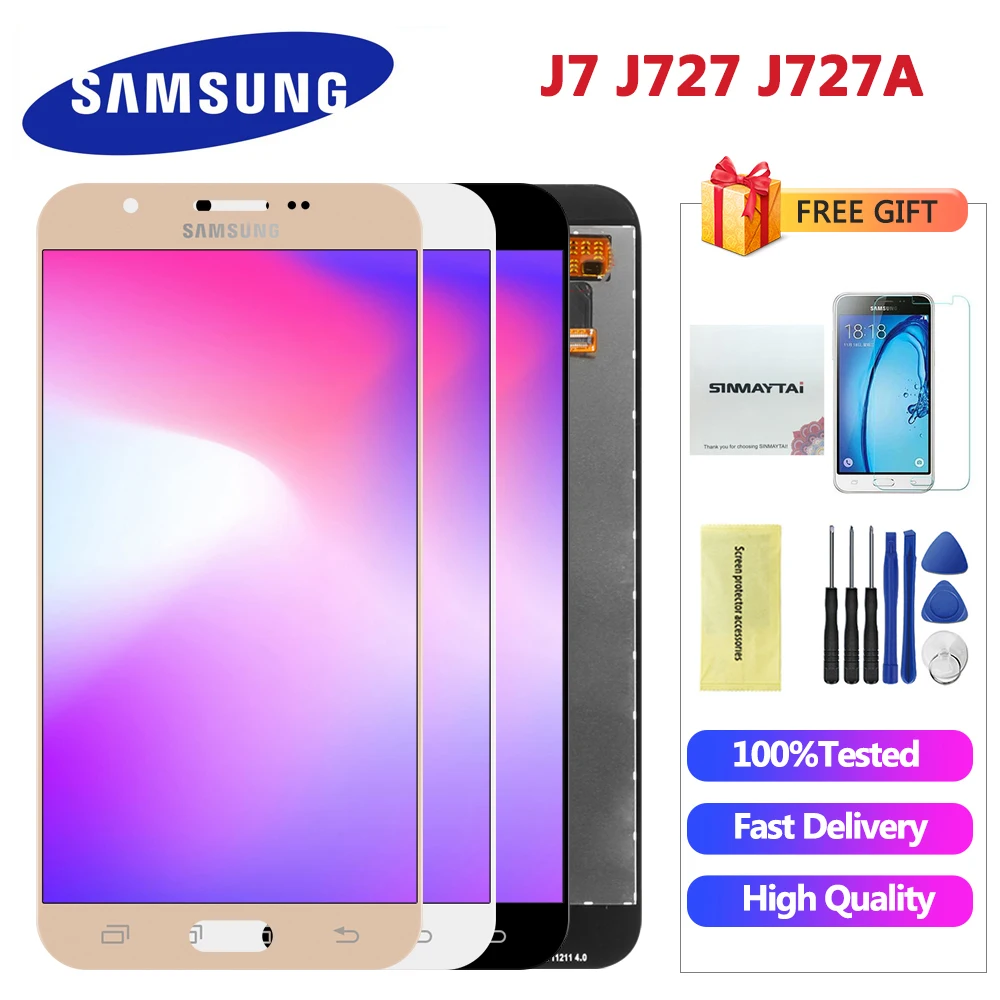 Дисплей для SAMSUNG Galaxy J7 V 2017 J727 J727P J727V сменный ЖК экран с дигитайзером Samsung J727|Экраны