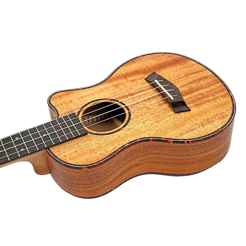 ГОРЯЧАЯ HG-Tenor акустическая 26 дюймов укулеле 4 струны гитара путешествия дерево красное дерево музыкальный инструмент