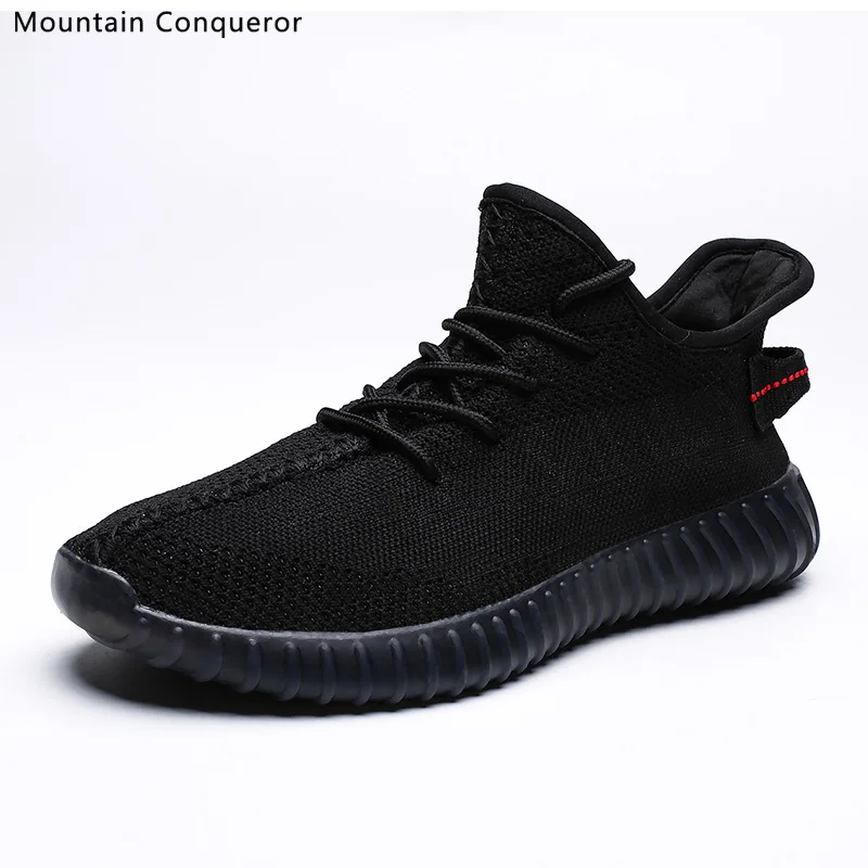 

Mountain Conqueror 2020 Spring Summer Fashion Fly Weave Sneakers Lighted Breathable Men Casual Shoes Jogging Sneaker