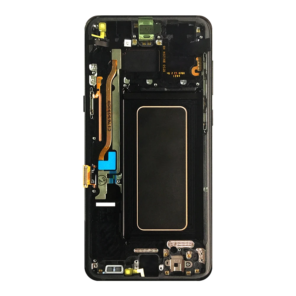 ЖК-дисплей s для samsung Galaxy S8 Plus G955 G955F G955A G955T G9550 Super AMOLED ЖК-дисплей протестированный сенсорный экран рамка в сборе