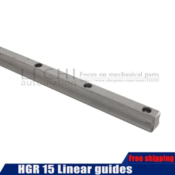 

New HGH15 Linear Guide Rail 100 -1000mm Length Square Linear Rail for HGH20 25 Slider Block CNC Parts