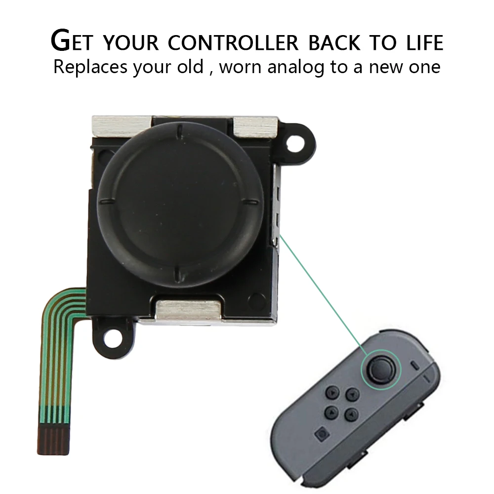 3D Аналоговый джойстик для пальца, сменные сенсоры для nintendo Switch Joy Con, аксессуары для ремонта регулятора игр для NX Joycon