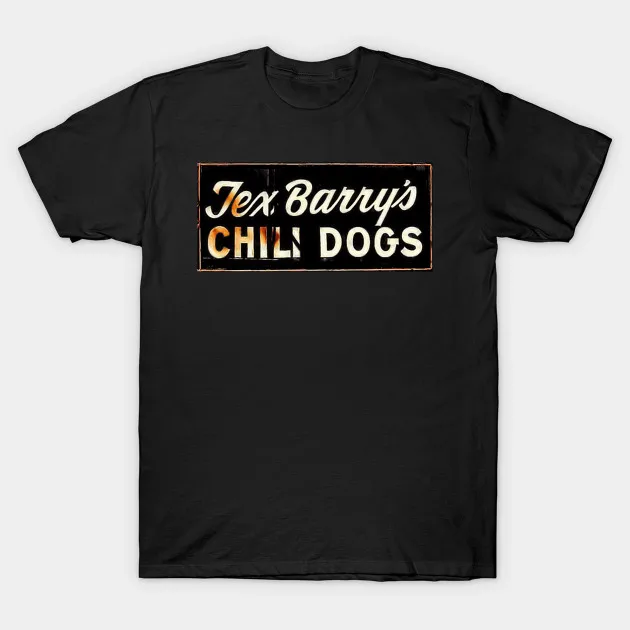 Men t shirt Tex Barrys Chili Dogs Brockton MA tshirt Women t shirtT