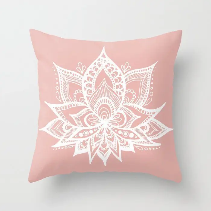 Nordic Pink Girl Heart Creative Net Red Pillow Case Birthday Gift Female Custom Decoration Ins Cushion Cover Purple Home Decor