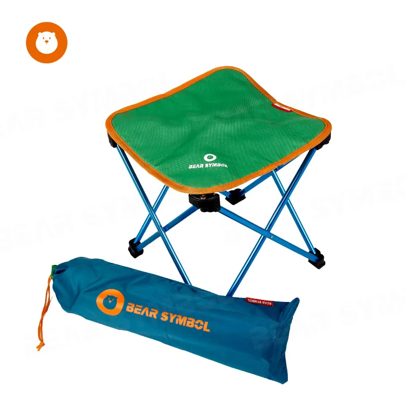 

Simple Bear New Style Outdoor Folding Stool Travel Portable Ultra-Light Chair Walking Traveling by Car Small Stool