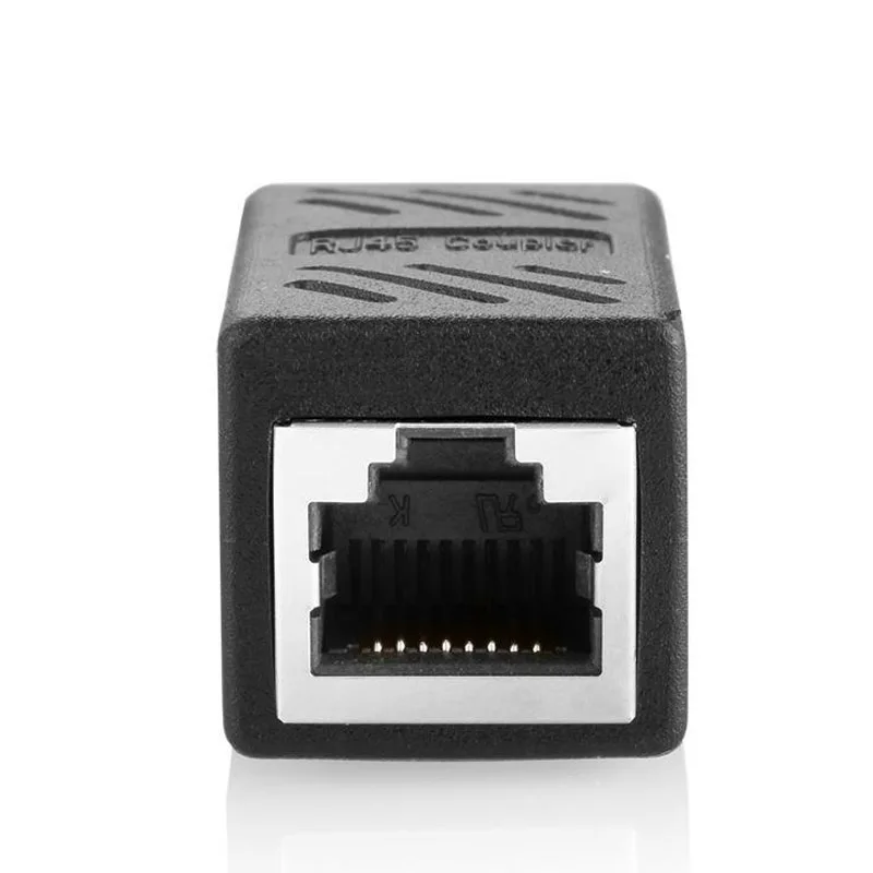 

1 Pair RJ45 Female Coupler for Ethernet Cat 5/ CAT 6 LAN Ethernet Cable Extender OUJ99