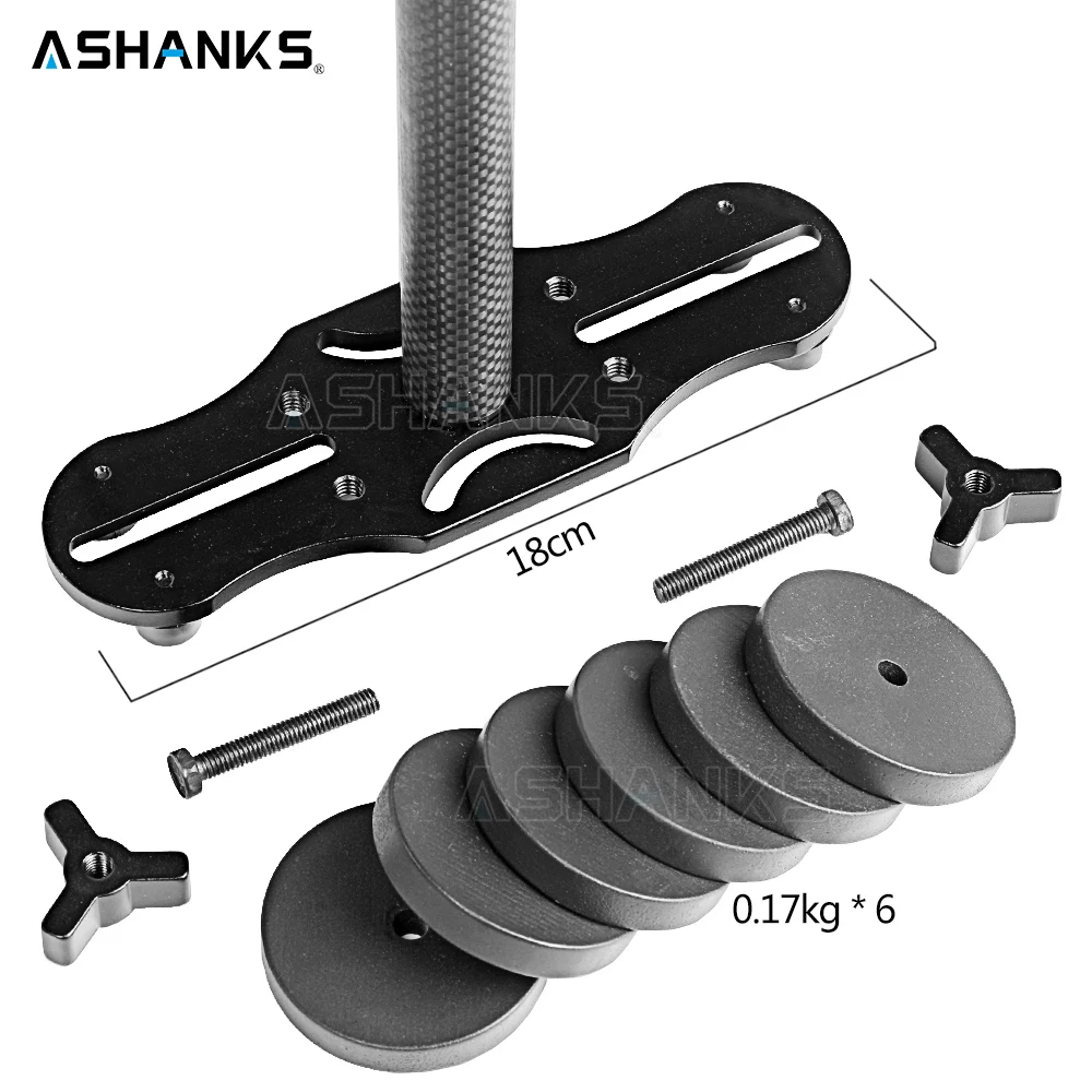  S60+ Handheld Steadycam DSLR Camera Stabilizer S-60 +Plus 3kg 57cm Camcorder Aluminum Steadicam for