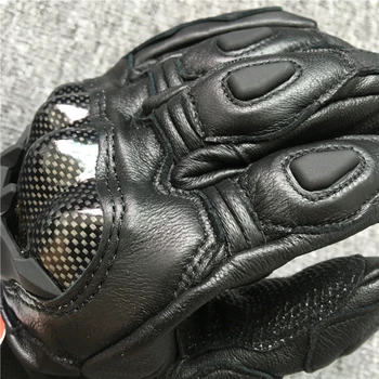 

Furygan AFS-6 Classic Retro Leather Motorcycle Gloves Knight Carbon Fiber Drop Protection Gloves Wear Waterproof Riding Gloves