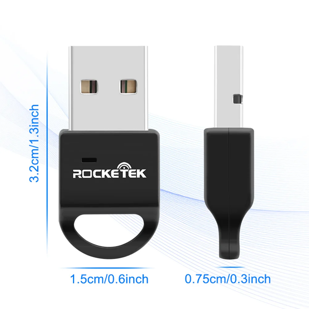 Игровая мышь Rocketek CSR 4,0 A2DP Bluetooth адаптер USB адаптер для ПК компьютерный динамик аудио/переключатель/PS4 контроллер/Recei