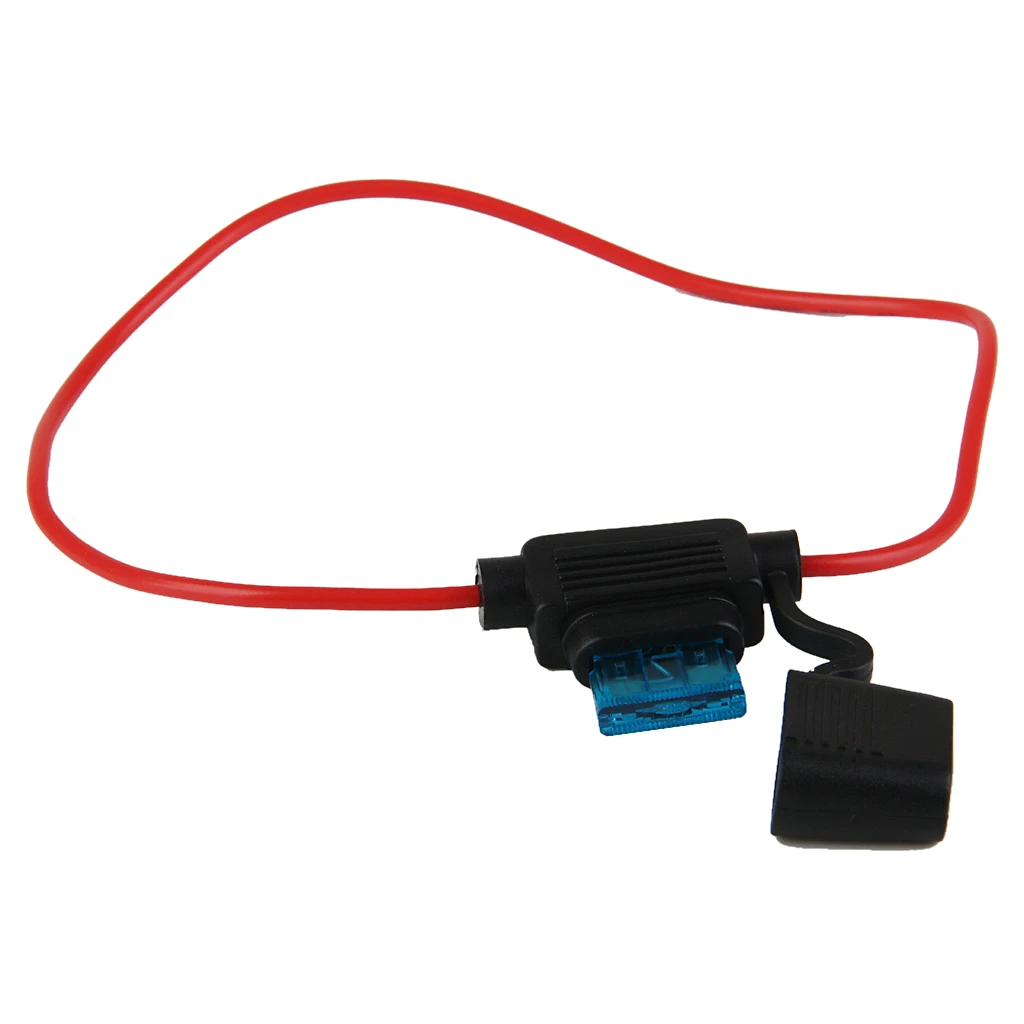 In-line Mini  Fuse Holder Splash Proof For 12V 20A Fuses Car