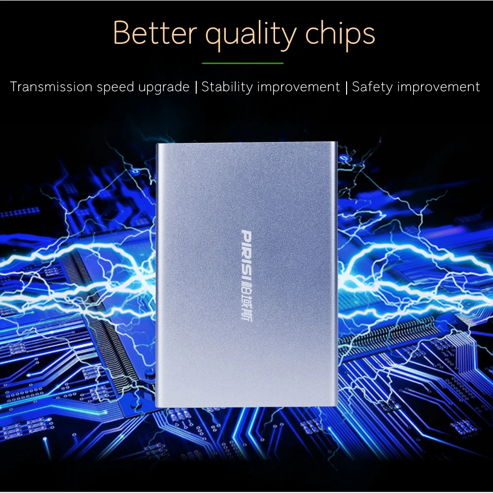 PIRISI HDD 2.5'' External Hard Drive USB3.0 1TB 750GB 500GB 320GB 250GB 160GB 120GB 80GB Storage Portable Hard Disk for PC/Mac PIRISI HDD 2.5'' External Hard Drive USB3.0 1TB 750GB 500GB 320GB 250GB 160GB 120GB 80GB Storage Portable Hard Disk for PC/Mac
