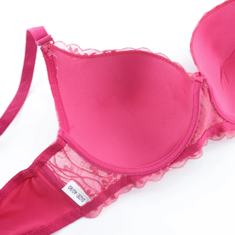 Beauwear сексуальный цветочный кружевной бюстгальтер без подкладки C D DD поролоновая чашка размера плюс 90-115 полное покрытие пуш-ап нижнее белье