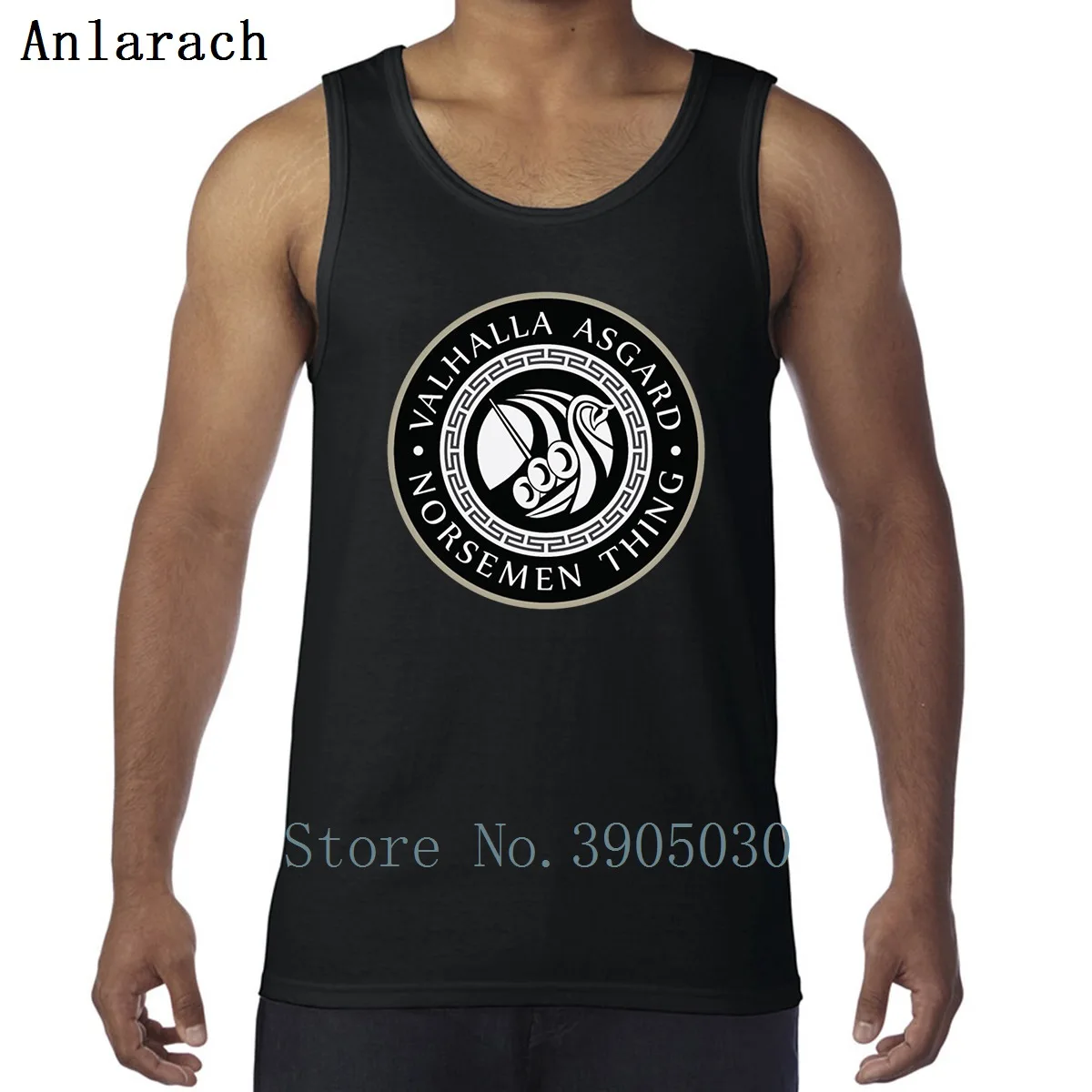 

Valhalla Asgard Ship Vests Summer Loose Casual Clothes Tank Top Men Creative Good Quality Normal Singlet Funky