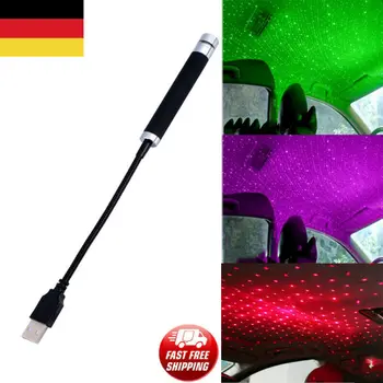 

360° LED Lights Starry Decorative Car Roof Lights Romantic Star Projector USB Atmosphere Night Lamp Birthday Party Home Decor