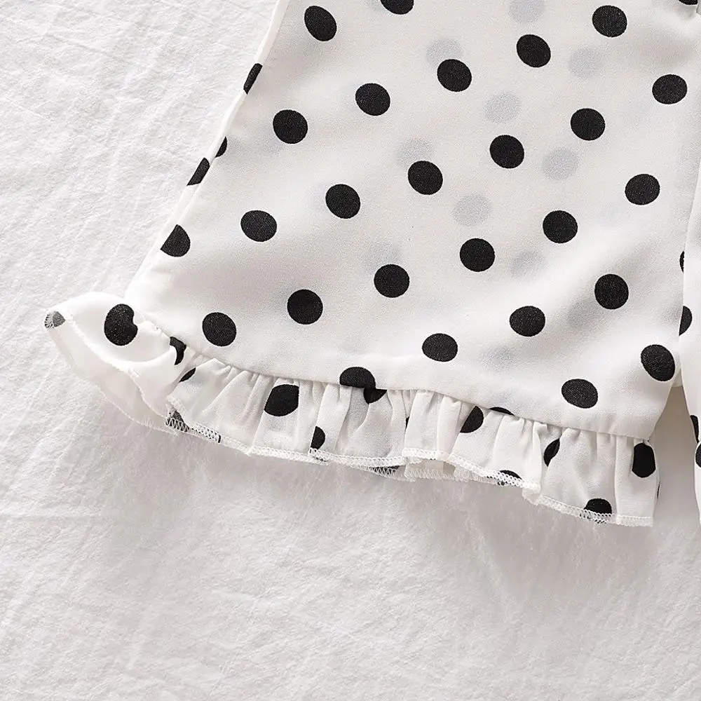 Baby Rompers for Girls Fashion Dots Print Newborn Bebes Jumpsuits Pajamas Summer Sleeveless Infant Sunsuit Children Clothes 1-5Y