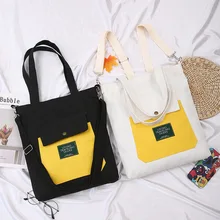 Корейский стиль Холщовая Сумка На Одно Плечо Сумка Через Плечо Harajuku Ulzzang школьная сумка Повседневная универсальная сумка для покупок сумка для переноски