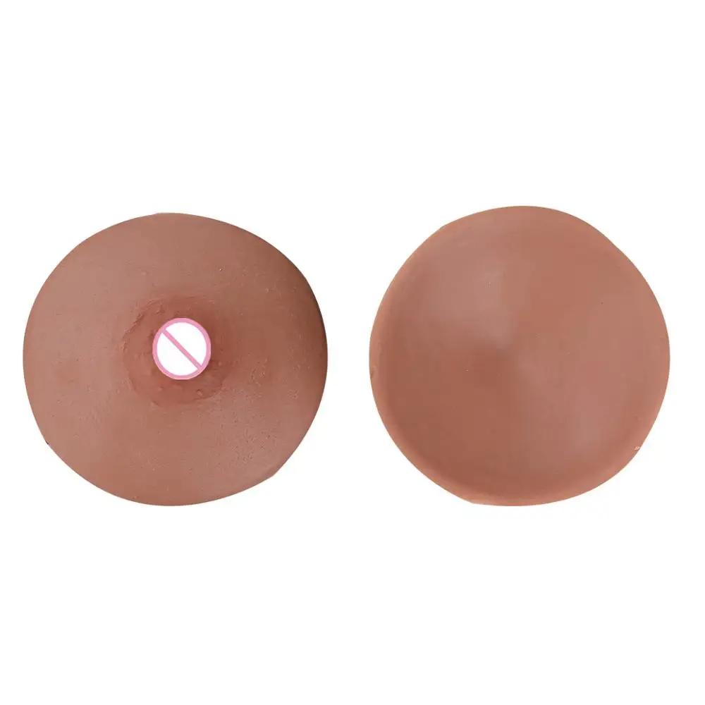 1 Pair Self Suction Washable Reusable Silicone Nipples for Breast Form Crossdresser Cosplay