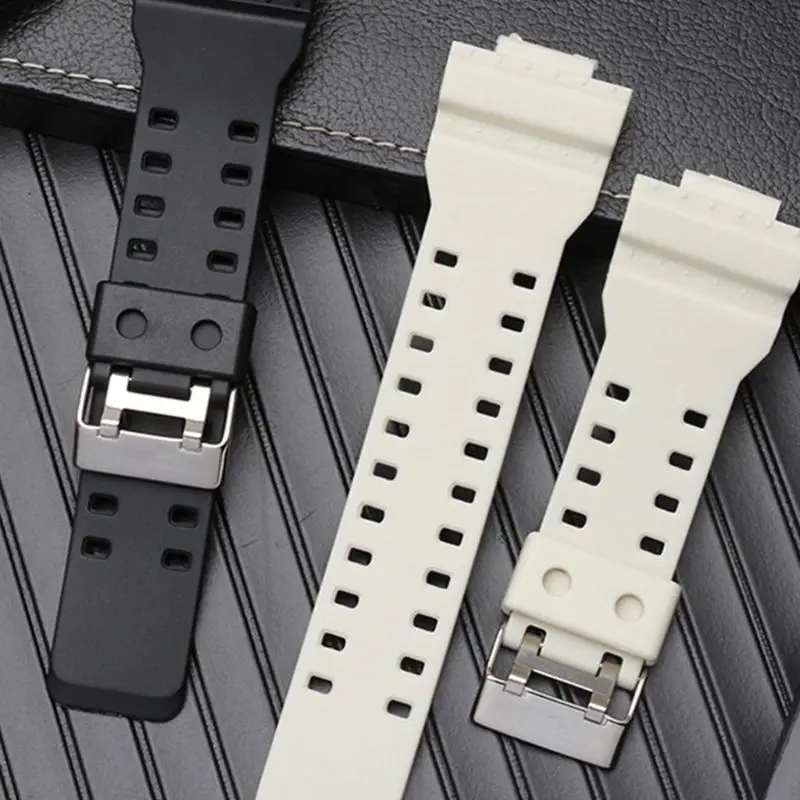 1Set Soft Silicone Rubber Wrist Strap Watch Band Case Protective Shell Cover for Casio G-Shock Smart Watch Accessories