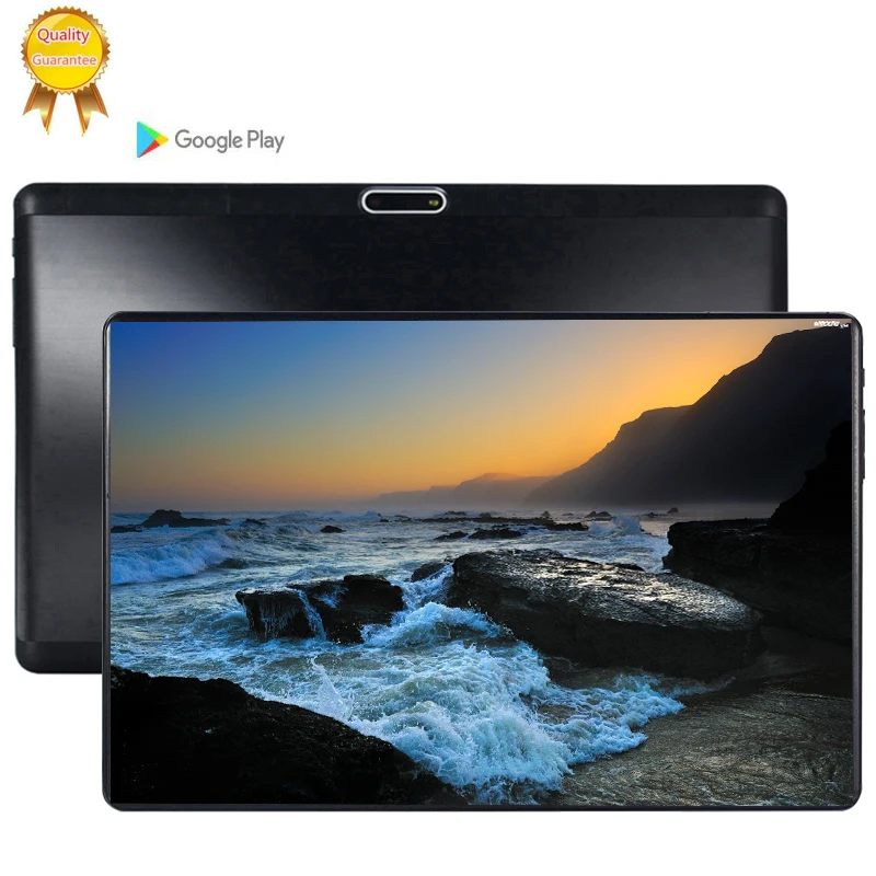 128G ноутбук ips стеклянный экран 10 1 дюймов 2.5d Android 9 0 планшетный ПК Средний