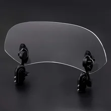 Пластиковые волокна мотоцикла ветровое стекло расширение прозрачный ветер перегородка аксессуар