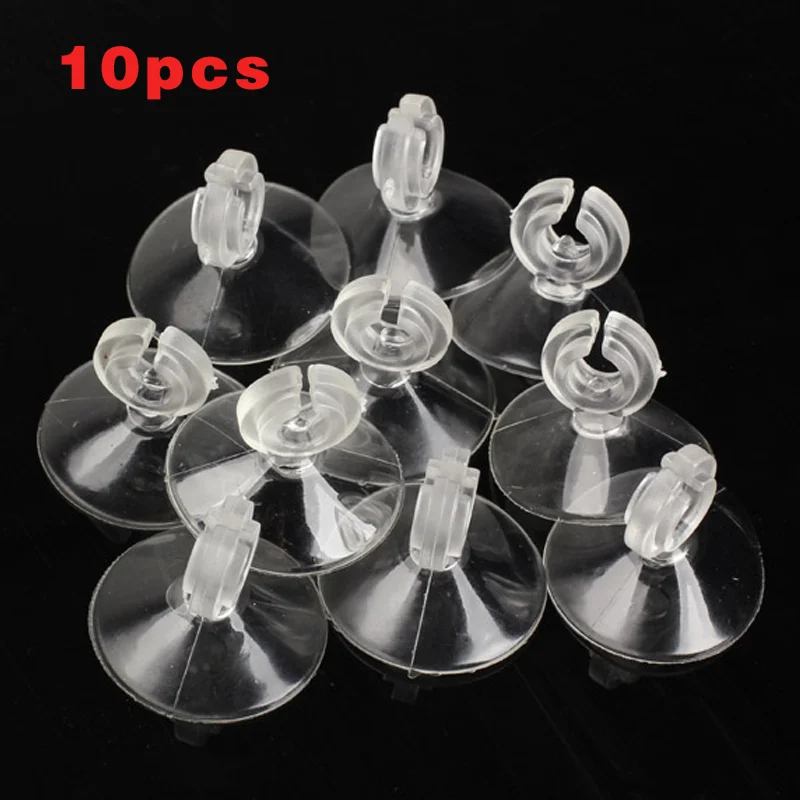 

10 Pcs/Set Aquarium Sucker Suction Cup for 4/6mm Air Line Pipe Tube Wire Holder AUG889