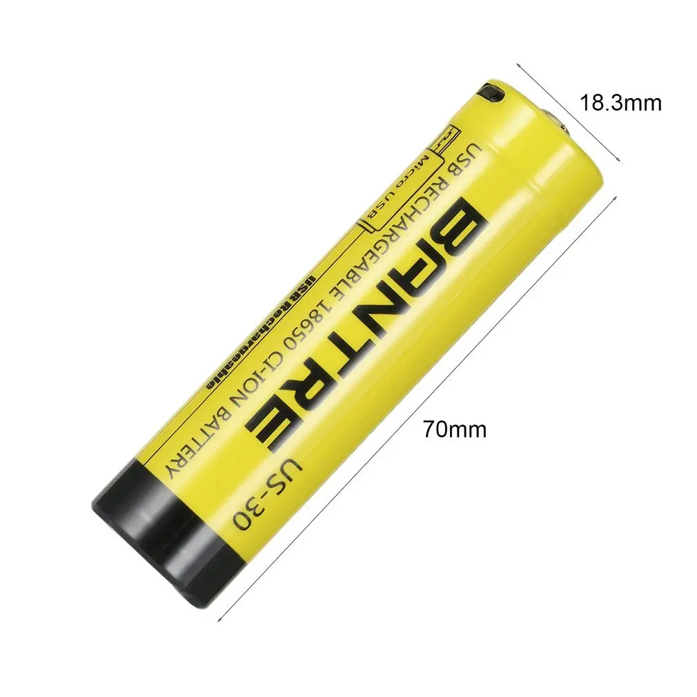 BANTRE 3000MAH большая емкость 18650 батарея Relacement USB перезаряжаемая батарея для фонарик для путешествий фонарь